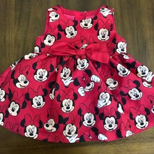 NWOT Disney Minnie Dress • 0-3m •
